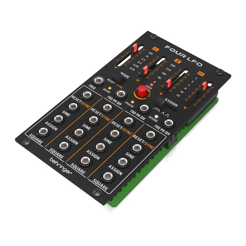 BEHRINGER FOUR LFO Quad LFO with Assignable Waveforms for Eurorack
